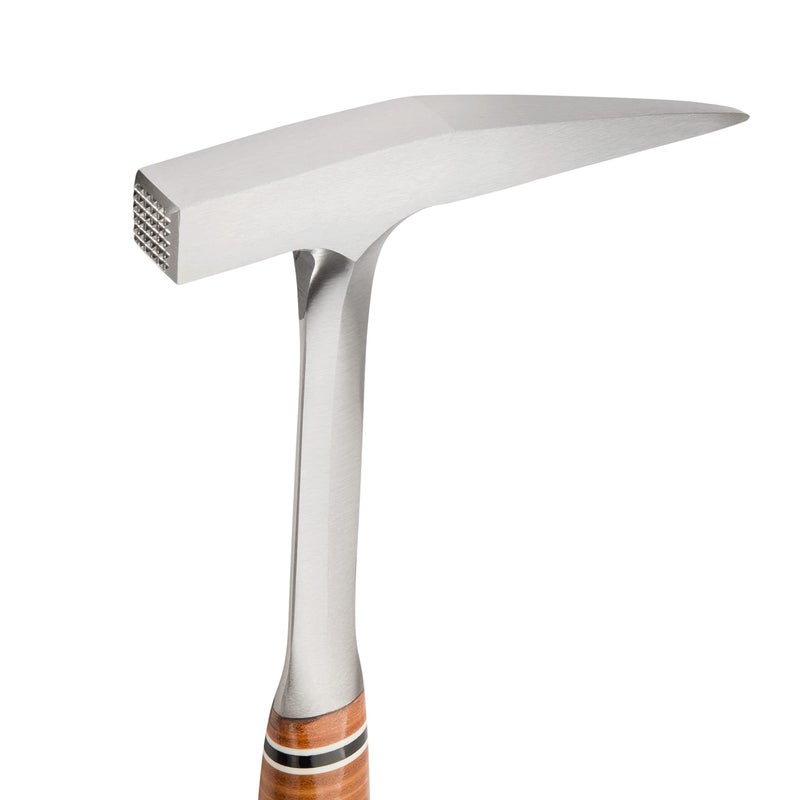 ESTWING Rock Pick - 13 oz Geology Hammer with Milled Face & Genuine Leather Grip - E13PM, Brown - Image 3